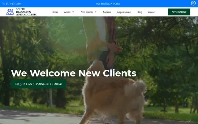 Homepage of South Brooklyn Animal Clinic – cat vet in Brooklyn, NY