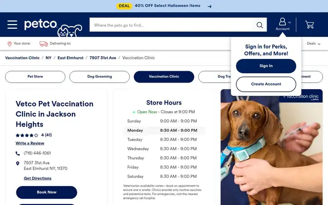 Homepage of Vetco Vaccination Clinic – cat vet in East Elmhurst, NY