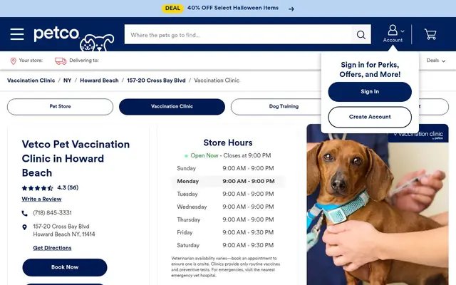 Homepage of Vetco Vaccination Clinic – cat vet in Howard Beach, NY