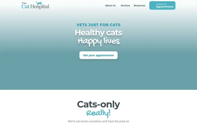 Homepage of The Cat Hospital – cat vet in Marina Del Rey, CA