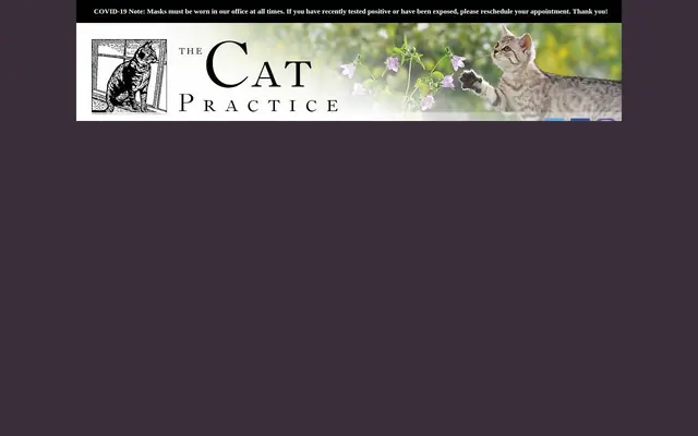 Homepage of The Cat Practice – cat vet in New York, NY
