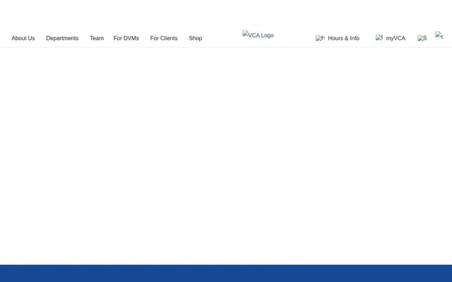 Homepage of VCA Animal Specialty & Emergency Center – cat vet in Los Angeles, CA