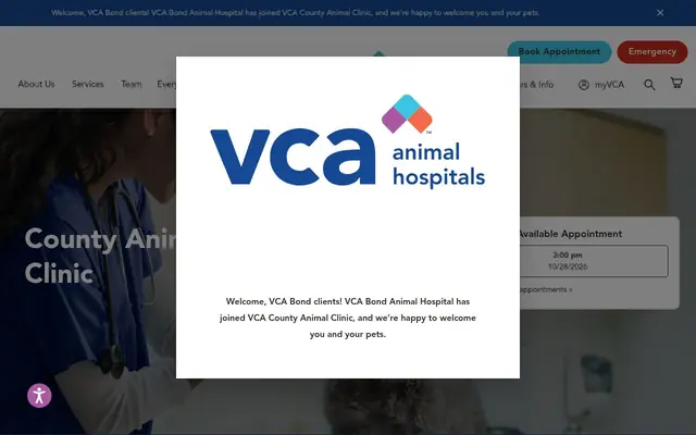 Homepage of County Animal Clinic – cat vet in Yonkers, NY