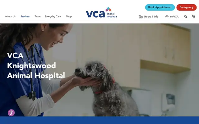 Homepage of VCA Knightswood Animal Hospital – cat vet in Philadelphia, PA