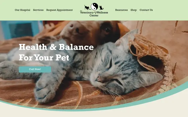 Homepage of The Veterinary Wellness Center – cat vet in Exeter, NH